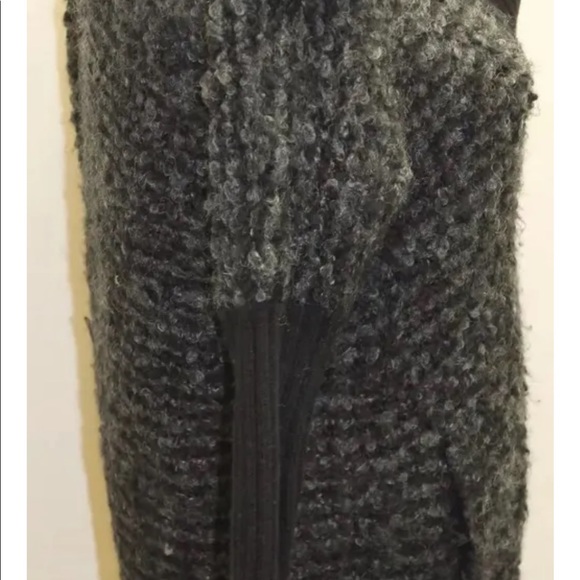 AX Armani Exchange Women Sweater Carpet Black XS Double Breasted Wool Cotton - Picture 2 of 7